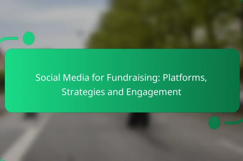 Social Media for Fundraising: Platforms, Strategies and Engagement